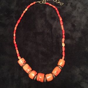 Beautiful pink Sea Coral necklace